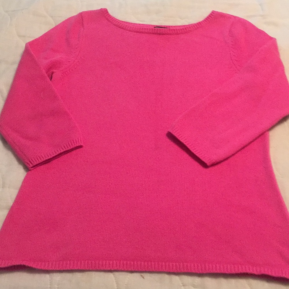 Talbots Sweater with 3/4 length sleeves